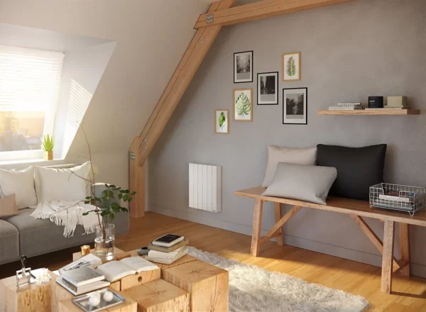 Radiateur à inertie sibayak 1500W blanc – Image 3