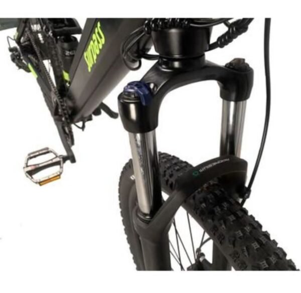 VTT électrique SURPASS 27,5"Noir 8 vitesse Tout -Suspendu-Batterie 11,6 Ah – Image 2