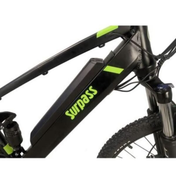 VTT électrique SURPASS 27,5"Noir 8 vitesse Tout -Suspendu-Batterie 11,6 Ah – Image 4