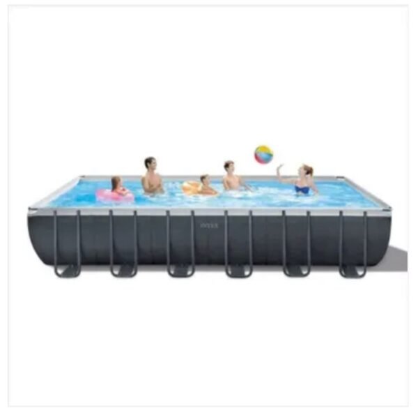 Piscine tubulaire INTEX Ultra XTR rectangulaire L. 7,32 x l. 3,66 x H 1,32m – Image 2