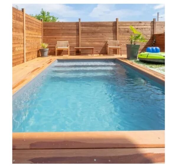 KIT PISCINE ENTERREE CASH BLOC URBAN 5x5 M + ESCALIER Référence : KIT-0100 – Image 2